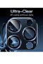 Camera Lens Protector for iPhone 15 Pro/Pro Max, Full Coverage 9H Tempered Glass, Matte Metal, Blue - 5