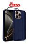 2-Pack Premium PU Leather Case & Screen Protector for iPhone 16 Pro Max – Shockproof, Anti-Scratch