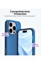 Soft Liquid Silicone Gel Case for iPhone 16 Pro Max - Full Body Shockproof Protection with Matte Finish & Soft Microfiber Lining - 4