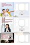 Tri-Fold Makeup Mirror with Lights – Adjustable Touch Screen Vanity Mirror, 3 Panels Magnifying LED Mirror with Dual Power, Portable Folding Tabletop Dressing Mirror for Makeup & Skincare - 5