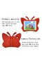 iPad Case for Kids, iPad 9.7 inch Case, Light Weight Shockproof EVA Foam Protective Tablet Stand Cover Holder for Apple iPad Air/Air 2 iPad 9.7 2017/2018 Cute Butterfly (RED) - 5