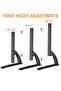 Universal Table Top TV Stand for 27-55 Inch TVs – Adjustable Height, Sturdy Base - 2