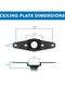 LCD/Plasma TV Ceiling Mount for 32" to 60" Displays HDTV Plasma LED LCD TV - 8