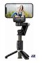 Gimbal Stabilizer for Smartphone with Extendable Selfie Stick and Tripod – 3-Axis Face Tracking, 360° Rotation, 4-in-1 Portable Phone Tripod for iPhone/Android