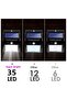 4-pack 35 LED Solar Lights Outdoor Waterproof Motion Sensor Wall Lamp for Garden Path - 4