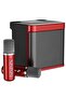 Karaoke Machine with 2 Wireless Microphone, Portable Bluetooth Speaker with HD Sound PA System
