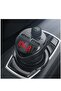 B16 2.4A Dual USB Charger Car Bluetooth Transmitter(Black) - 2