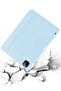 Case for iPad Pro 11 Inch 2021(3rd Gen)/2020(2nd Gen) with Pencil Holder [Support iPad 2nd Pencil Charging/Pair] Slim Trifold Stand, Smart Protective Case Cover (Light Blue) - 2