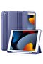 Smart Folio Soft TPU Case for iPad 9/8/7 Gen/iPad 10.2 (Purple)