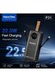 P31 30000mAh 22.5W Fast Charging Power Bank with Built-in Lightning & Type-C Cable, LED Display, Dual USB Output
