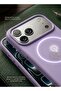 Premium Magnetic Silicone Case for iPhone 16 Pro Soft Liquid Silicone Cover Compatible with MagSafe Wireless Charging Shockproof Matte Finish Protective Shell Purple - 3