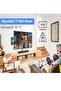 Adjustable TV Wall Mount, Swivel & Tilt for 32-55 inch LED, LCD, Plasma TVs, 70lbs, VESA 400x400 - 7