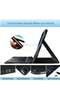 Case for iPad Air 13" (M2, 2024) & iPad Pro 12.9" (Gen 3-6) - Detachable BT Keyboard, Slim Folio, Pencil Holder - 2