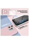 Liquid Silicone Case for iPhone 15 Pro Max, with 2 Screen Protectors & Lanyard, Pink Sand - 4