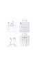 20W Foldable Fast Charging Wall Adapter Compatible with Apple iPhone 12 Pro Max/11 Pro Max/SE, iPad White - 3