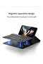 Samsung Galaxy Z Fold 4 Case,Screen Protector Keyboard Leather Case Stylus+Pen Slot Phone Office Kit - 5