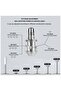 Nail Wall Fastening Tool for Cement – Manual Steel Nail Tool with 10 Steel Nails – Ideal for Carpentry, Home Decoration, Building Maintenance, and DIY Projects - 7