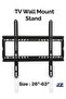 Low-Profile Universal TV Wall Mount Bracket – Adjustable & Heavy Duty for 26”-63” LCD/LED Flat Panel TVs