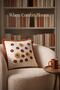 Premium Punch Embroidery Cushion Cover 40 cm X 40 cm - 1 Piece