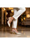 Vesta Triangle Buckle Detailed Heeled Shoes - 6