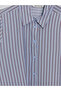 Striped Oversize Women's Shirt Tunic - 7