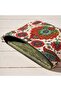 Ethnic Patterned Women's Handbag - Zippered Duck Fabric Cluck Handbag 30X23Cm - 3