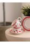 Set of 2 Turkish Coffee Porcelain Cups - 3
