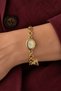 Gress Women's Gold Bee Charm Bracelet Watch with Oval White Dial Steel Chain Band Luxury Vintage Elegant Women's Wristwatch 2026 - 5