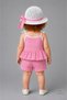 Baby Girl Summer Set, Hat and Shorts Set, Suspender Bowknot Top and Bottom Set, Daily Special Occasion Combination, 9-36 Months - 8