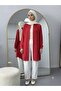 Basic Oversize Tunic Shirt Set - 2