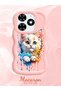 Tecno Spark 20 Compatible Case Camera Protector Pink Silicone Couple Phone Case Cat Pattern - 2