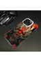 Samsung Galaxy A26 Compatible Silicone Edge Hard Back Case Couple Phone Case with Dragon Pattern - 7