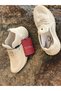 Easy-To-Wear, Lightweight, Unisex, Beige Mesh Summer Sneaker Sports Shoes with Laces. - 2