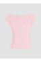 Peak New Season Boat Neck Women's Ribbed T-Shirt - 3