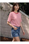 Vision Red 100% Cotton Oversize Women's T-Shirt - 8