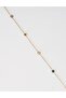 Colorful Stone Steel Bracelet Gold - 3