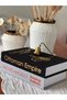 Fabric Decorative Book Box Set of 2 - Ot & m - Hidden Storage Box - Book-Looking Decor - 5