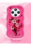Redmi 14C Compatible Case Camera Protector Red Silicone Couple Phone Case Floral Pattern - 2