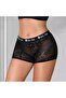 Ece's Women's Lace Mid Waist Elastic Waistband Soft Boxer - 2