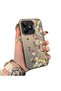 Realme C53 Compatible Silicone Edge Hard Back Case Couple Phone Case with Floral Pattern