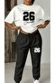 Oversize Black Shorts Pants Set - Cotton Comfortable Fit