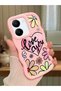 Vivo Y36 4g Compatible Case Camera Protector Pink Silicone Couple Phone Case Floral Pattern