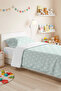 Yıldız Mint Young Room Single Decorative Pique Set - Pastel 160X220 cm Quilted Bedspread - 5