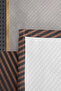 Gray Geometric Young Room Single Pique Set - Anthracite Copper 160X220 cm Quilted Bedspread - 7