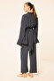 Peplum Tunic with Elastic Waist Pants Set - 5