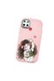 Realme C25S Compatible Case Camera Protector Pink Silicone Couple Phone Case Girl Patterned - 3