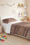 Ethnic Bohemian Tile Single Pique Set - Striped Kilim Turquoise 160X220 cm Quilted Bedspread - 6