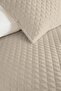 Cream Minimal Young Room Single Pique Set - Beige Quilted 160X220 cm Seasonal Bedspread - 3