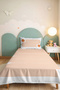 Orange Geometric Modern Young Room Single Pique Set-Minimal 160X220 cm Quilted Bedspread - 4