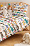 Colorful Cars Children's Room Single Pique Set - Colorful Retro 160X220 cm Quilted Bedspread - 2